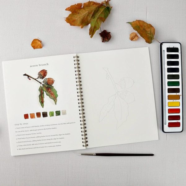 Cheap Watercolor Workbook: Autumn Online Hot Sale