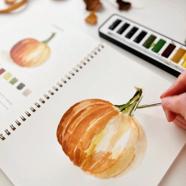 Cheap Watercolor Workbook: Autumn Online Hot Sale