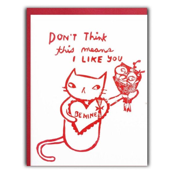 Find the newest Reluctant Kitty Valentine Card in the USA